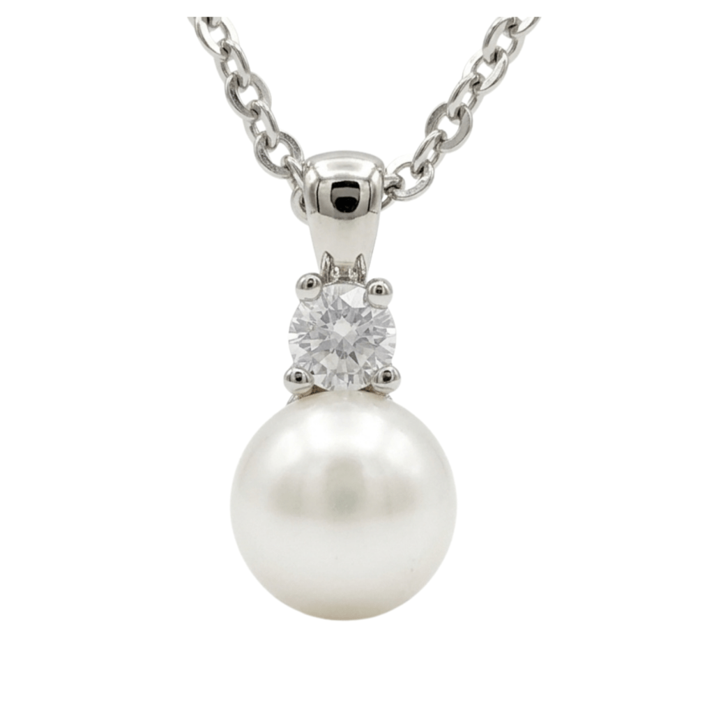 Scarlett Necklace White Pearl