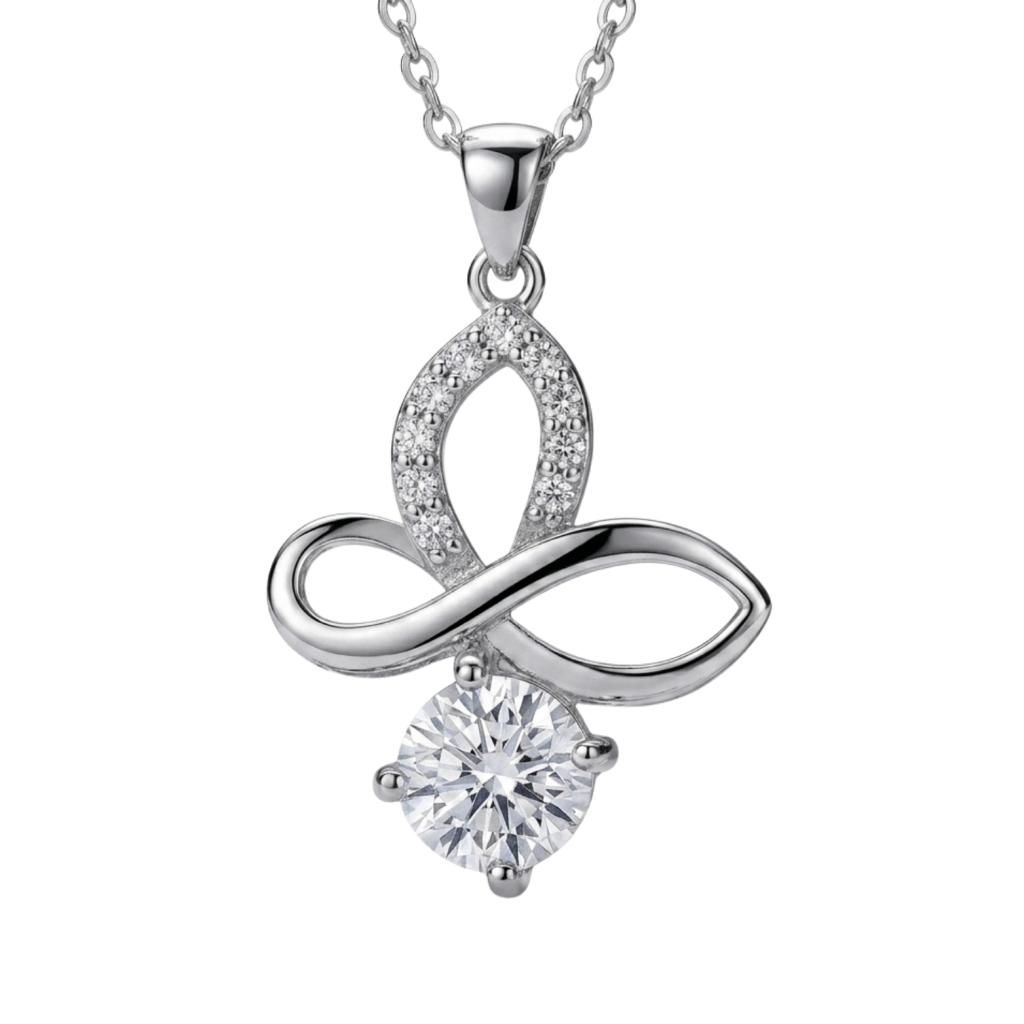 Flora Necklace Silver