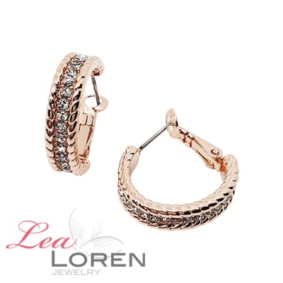 Bristol Creole Earring Rose Gold