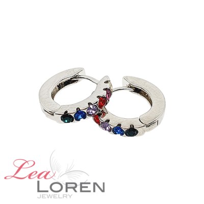 Kaleidoscope Earring Silver