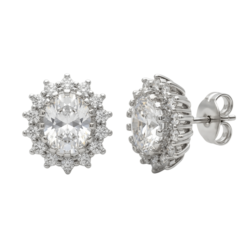 Regina Earring Crystal Clear