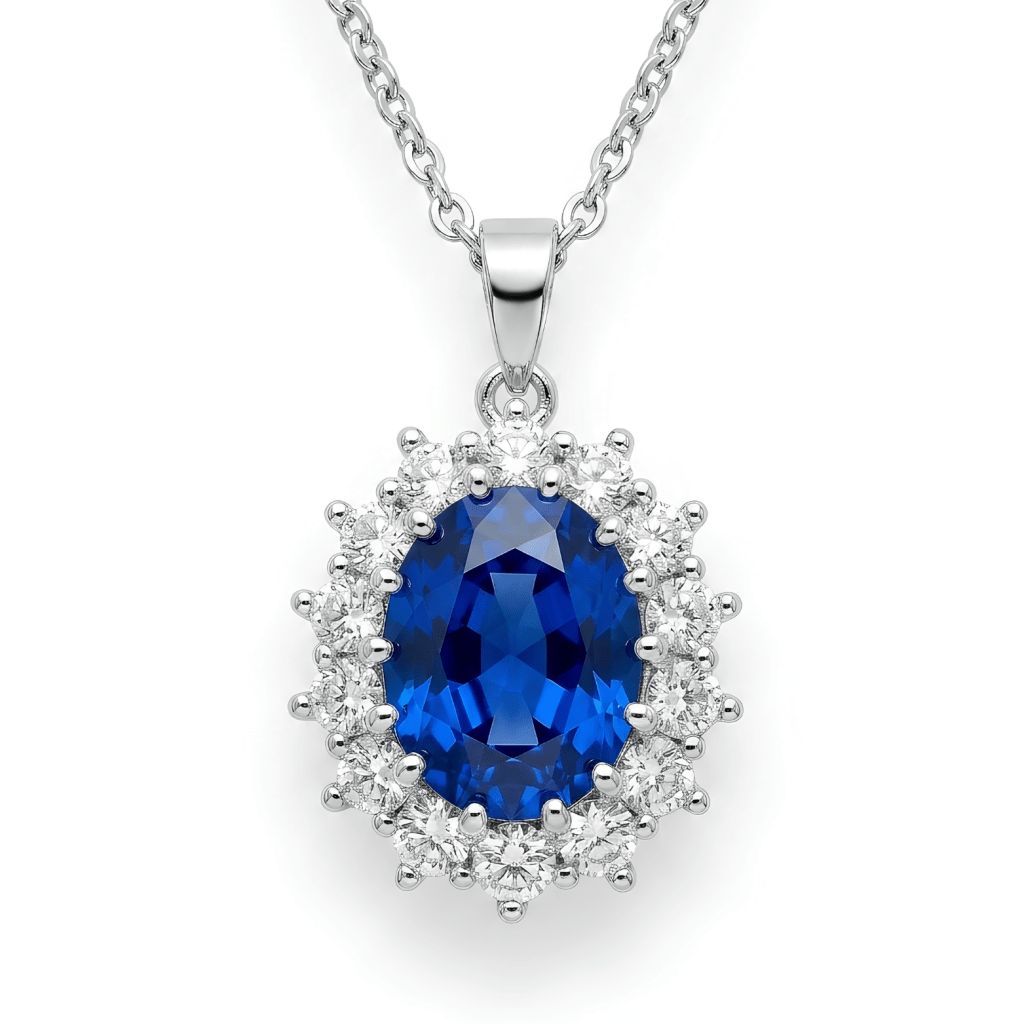 Regina Necklace Sapphire