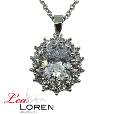 Regina Necklace Crystal Clear