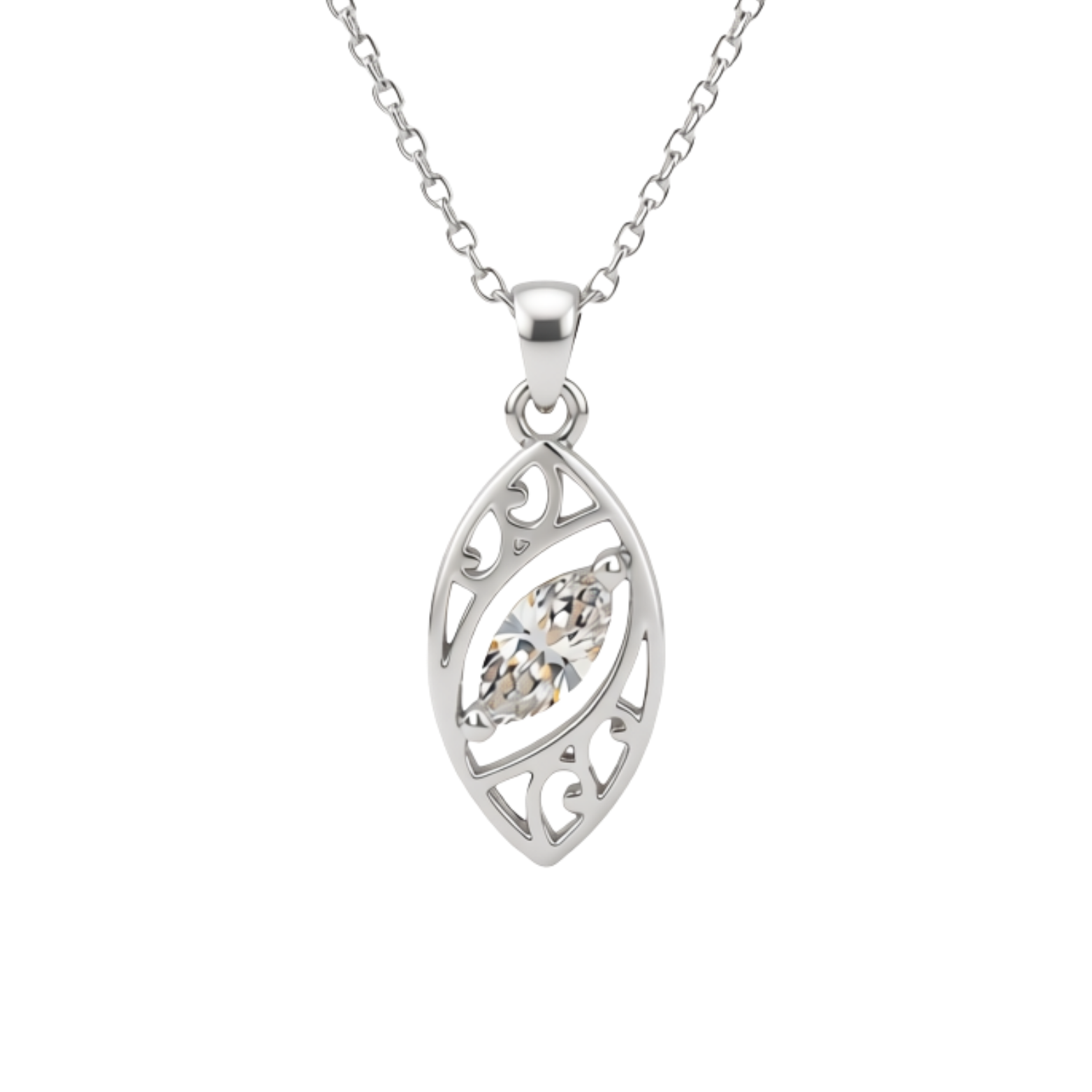 Ambra Necklace Silver
