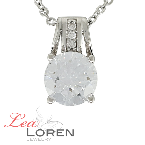 Gemstone Necklace Silver