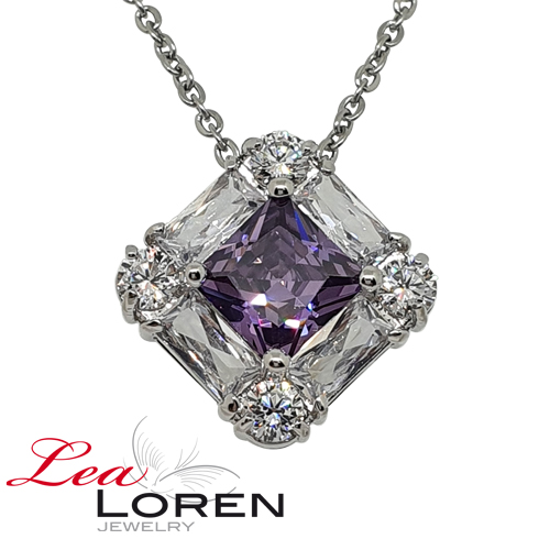 Fabia Necklace Amethyst