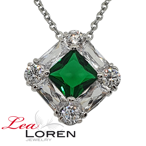 Fabia Necklace Emerald