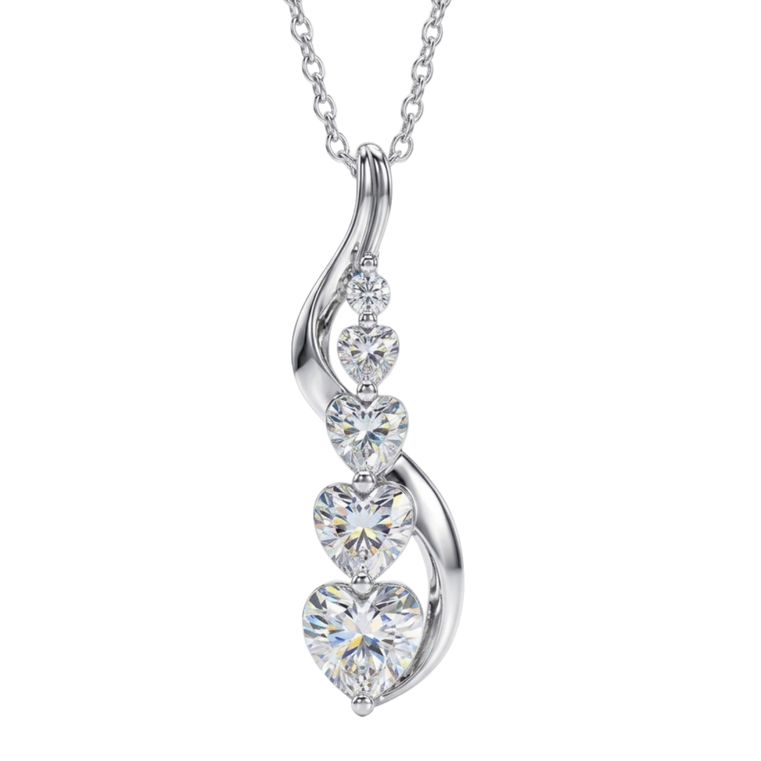 Rosaline Necklace Silver
