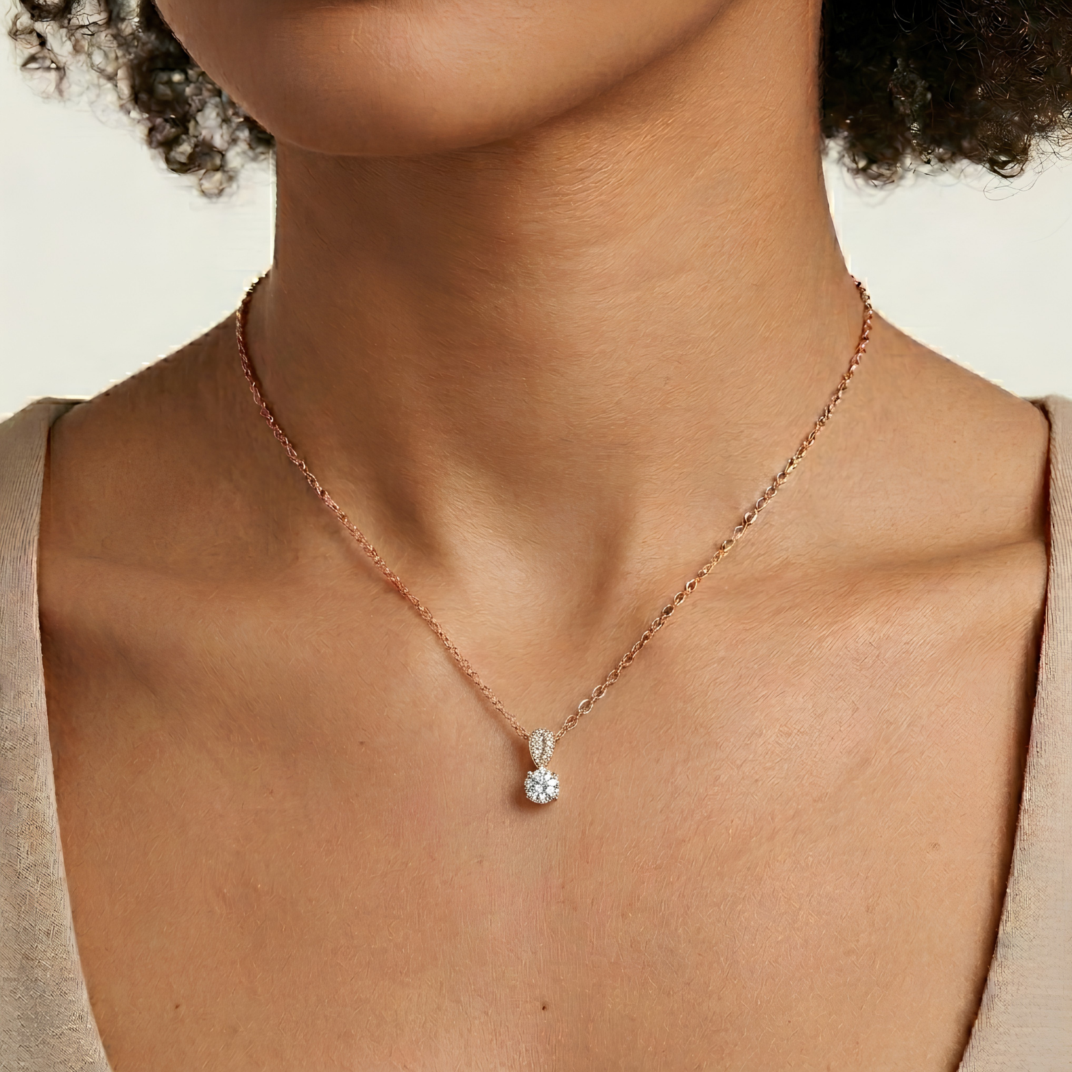 Catherine Necklace Rosegold - Image 2