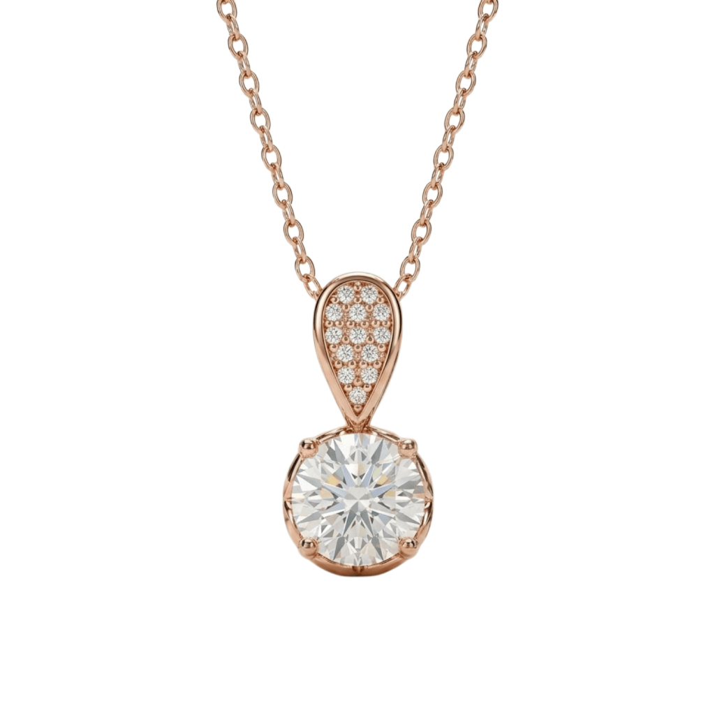 Catherine Necklace Rosegold
