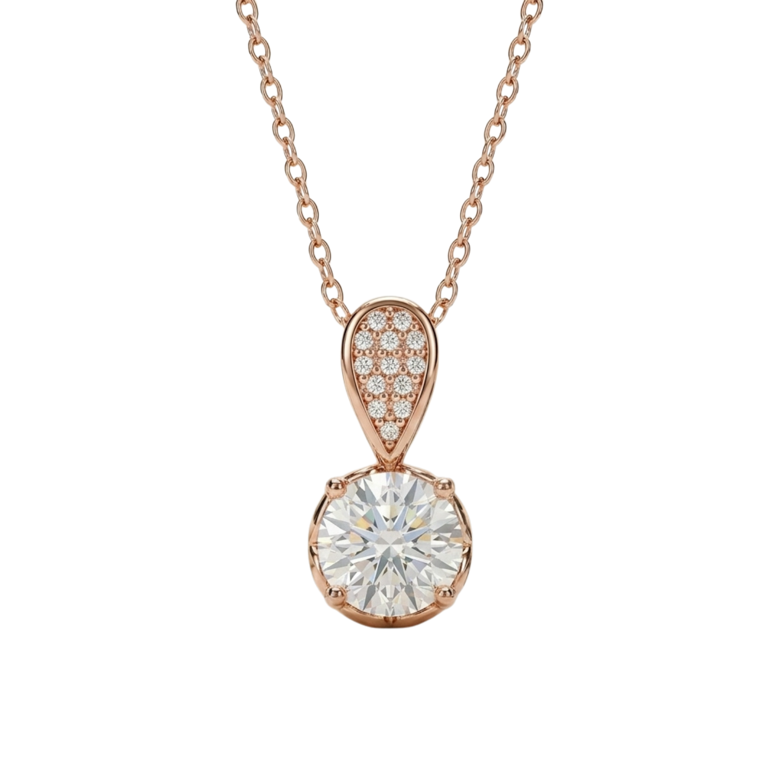 Catherine Necklace Rosegold