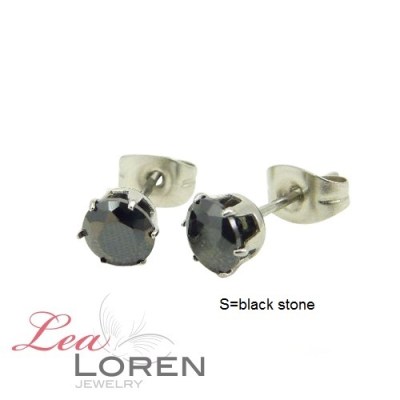 Eva Ear Stud Black
