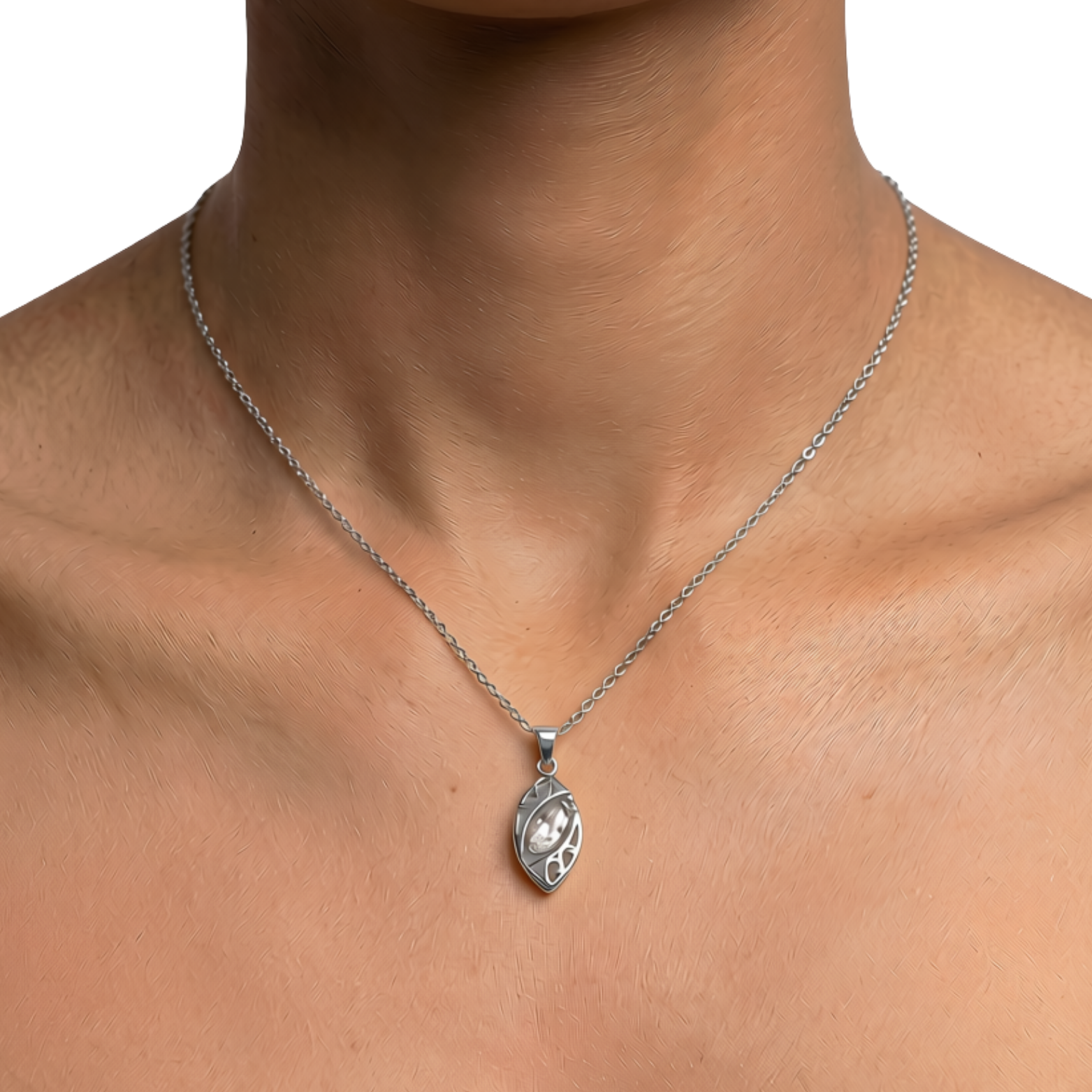 Ambra Necklace Silver - Image 2
