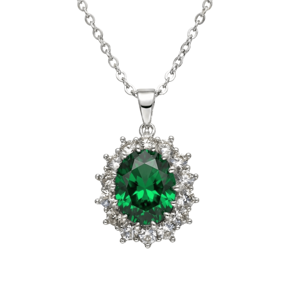 Regina Necklace Emerald