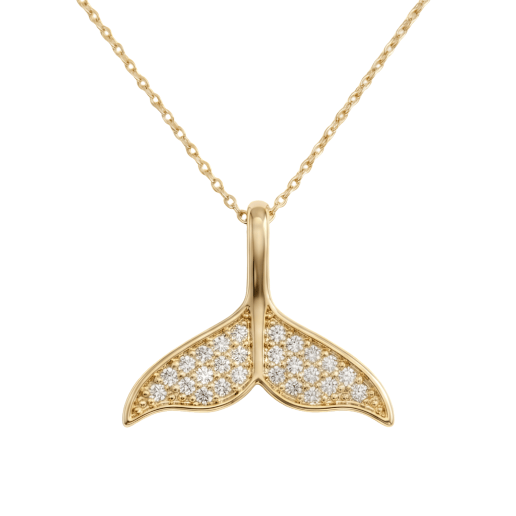 Orca Necklace Gold
