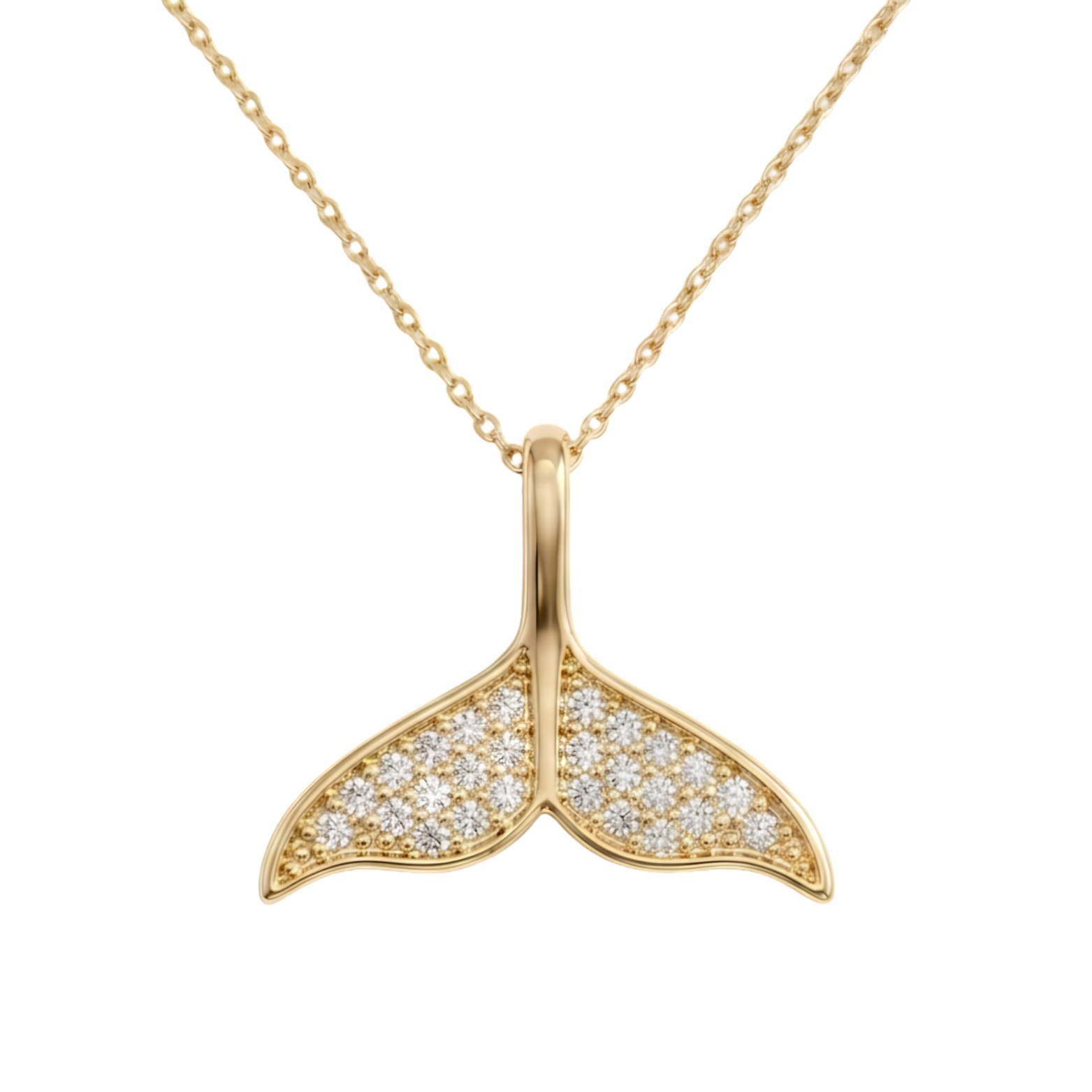 Orca Necklace Gold