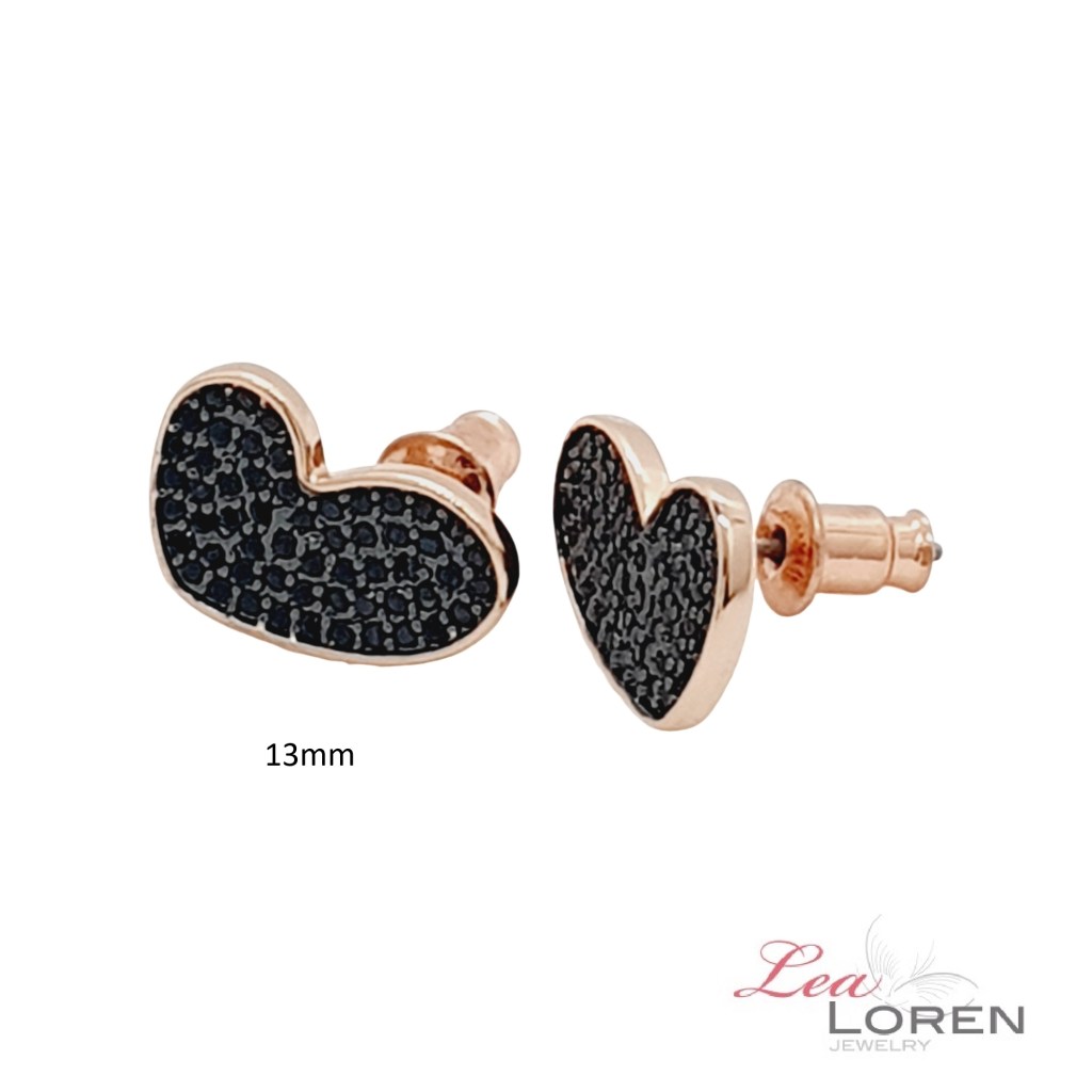 Black Beauty Earrings Rosegold