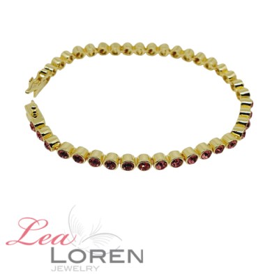 Steffi Bracelet Gold Pink