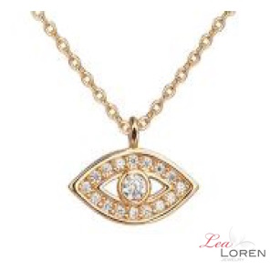 Aurelia Eye Necklace Gold